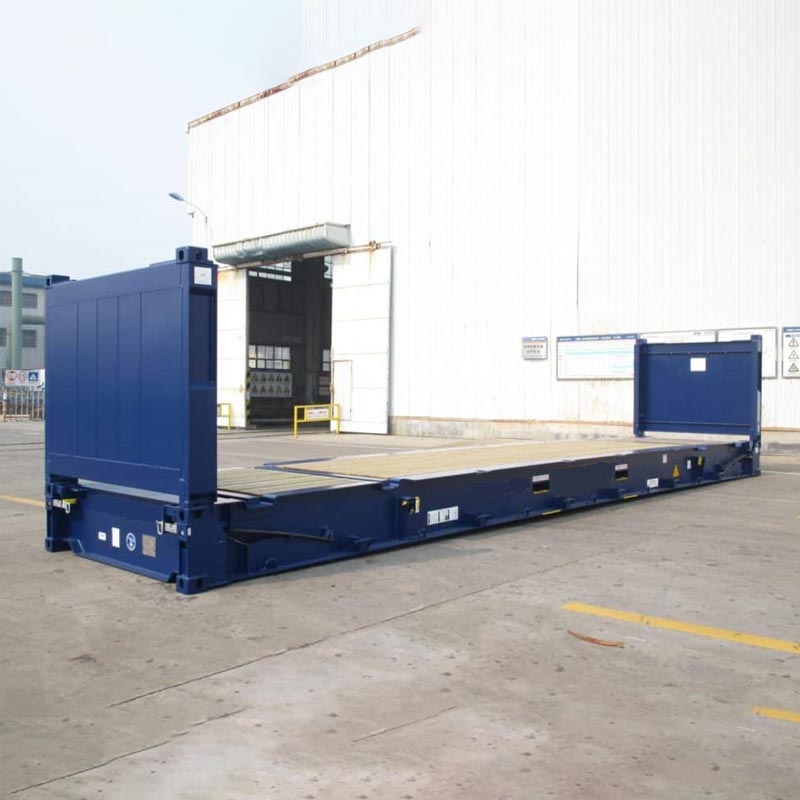 Cum poate un container cu suport plat să simplifice transportul de mărfuri supradimensionate?