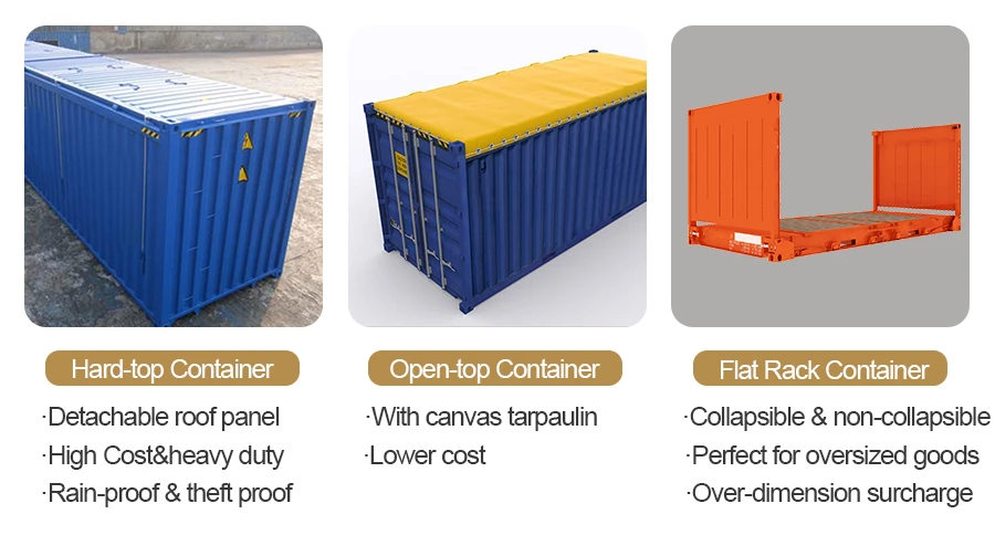 Container hard-top? Container moale deschis? Sau container plat?