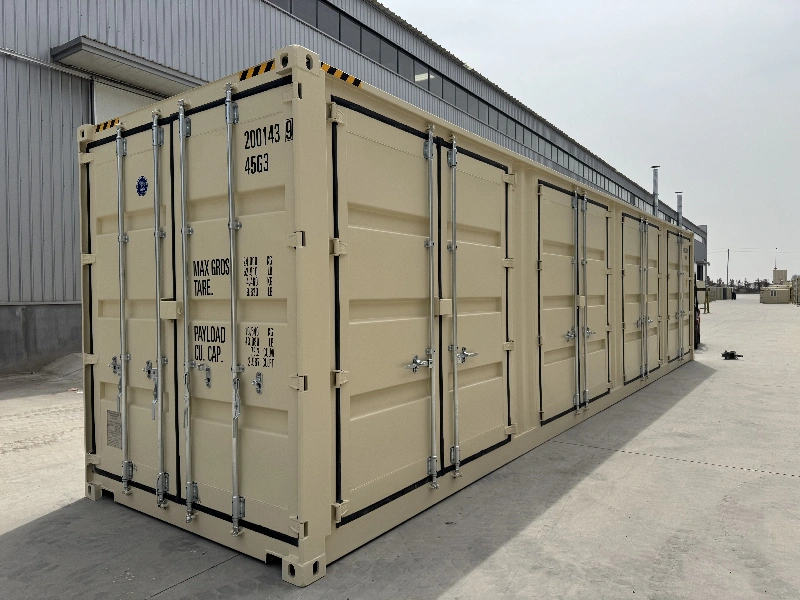 Container cu cub înalt de 40ft cu 4 uși laterale