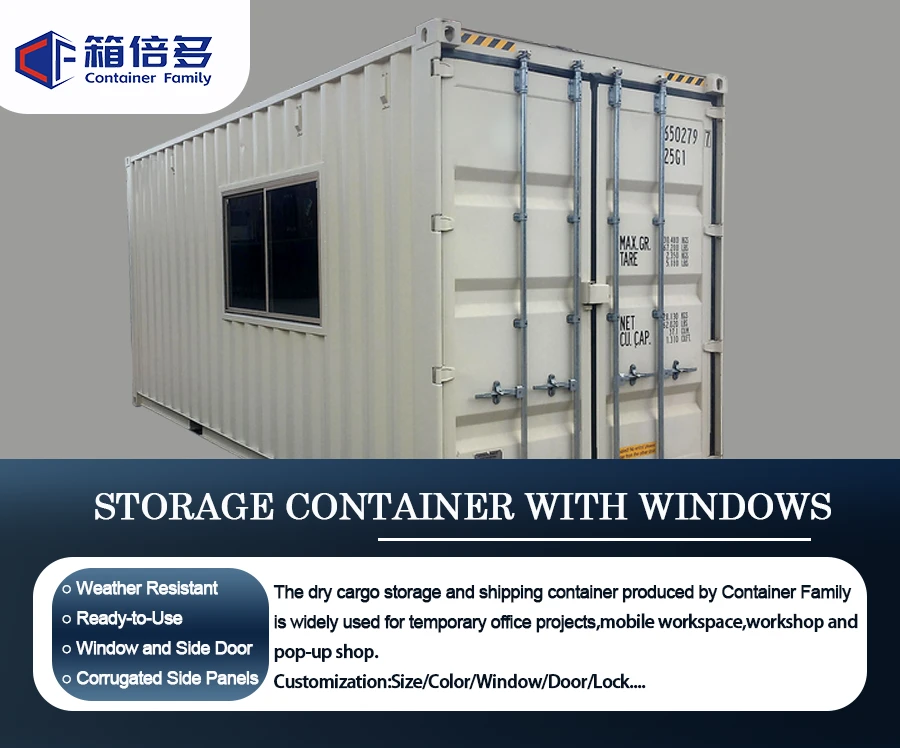 10ft Storage Container with Window